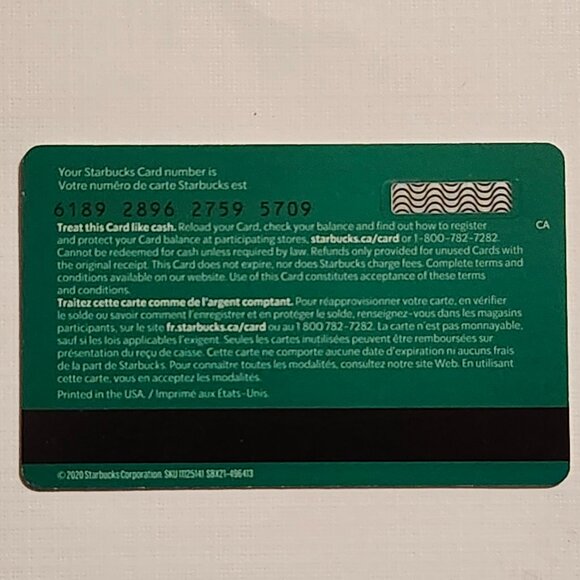 STARBUCKS 50th Anniversary Gift Card Mermaid 50 Years 2021 - Picture 2 of 2